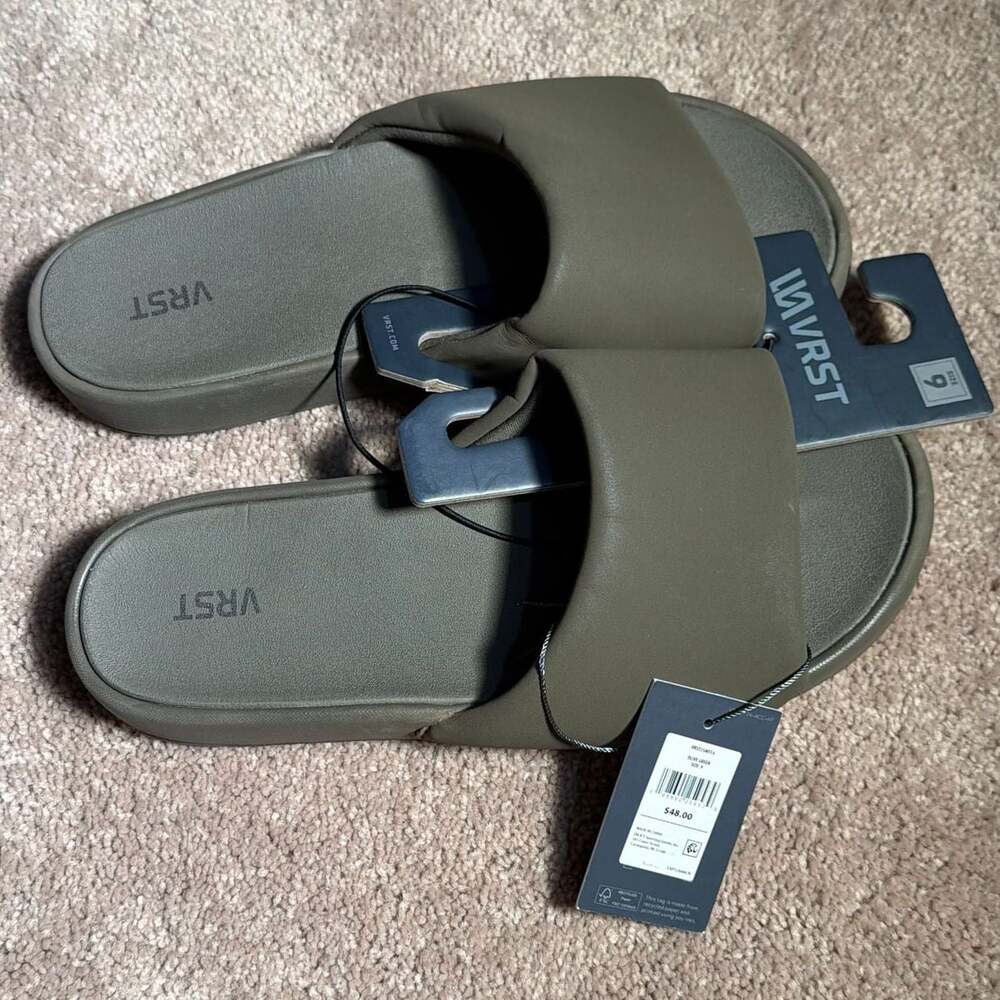 VRST Men's SoleForm Slide Sandals - Olive Green